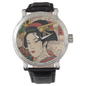 美人画・アバンギャルド江戸絵巻 ARMBANDUHR (Vorderseite)