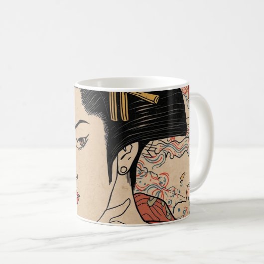 美人画・アバンギャルド江戸絵巻 KAFFEETASSE (VorderseiteRechts)