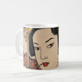 美人画・アバンギャルド江戸絵巻 KAFFEETASSE (Vorderseite Links)