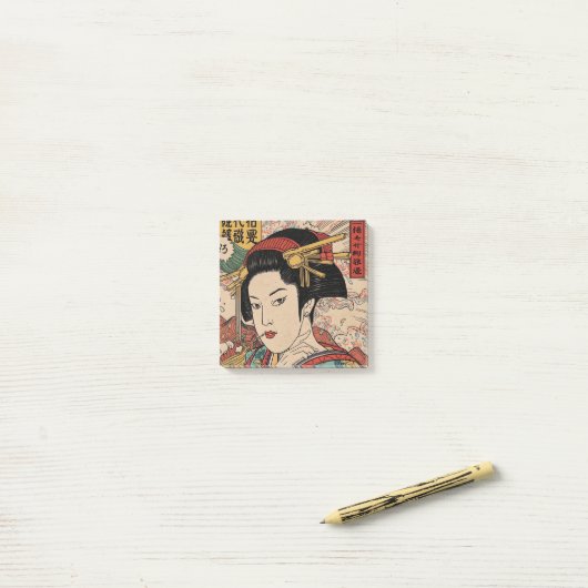 美人画・アバンギャルド江戸絵巻 POST-IT KLEBEZETTEL (Auf Schreibtisch)