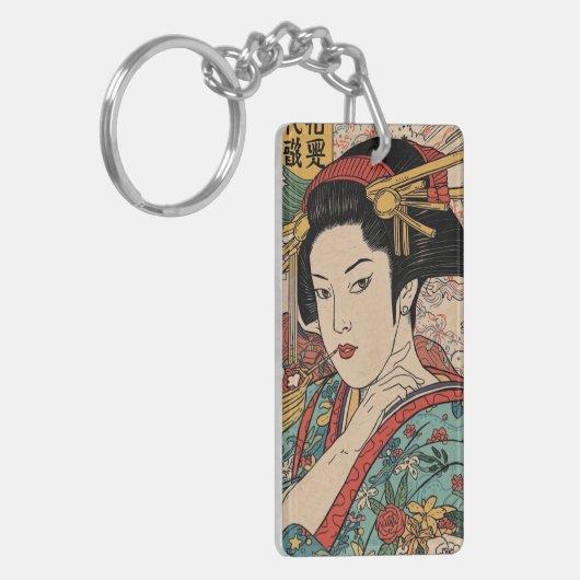 美人画・アバンギャルド江戸絵巻 SCHLÜSSELANHÄNGER (Vorderseite links)