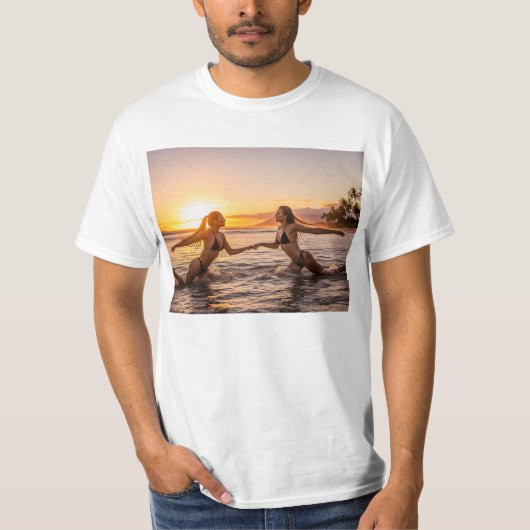 美人 美魔女 水着 スイムダンス シンクロナイズドスイミング T-Shirt (Vorderseite)