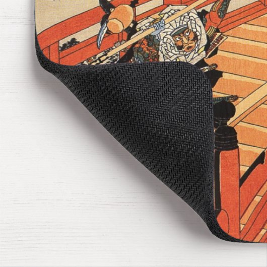 義経と弁慶, 国芳, Yoshitsune u. Benkei, Kuniyoshi, Mousepad (Ecke)