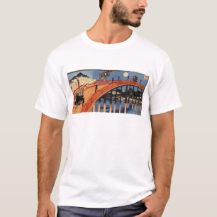 義経と弁慶, 国芳, Yoshitsune u. Benkei, Kuniyoshi, T-Shirt
