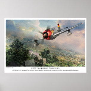 航 空 芸 ポ タ"P-47D"SU" POSTER
