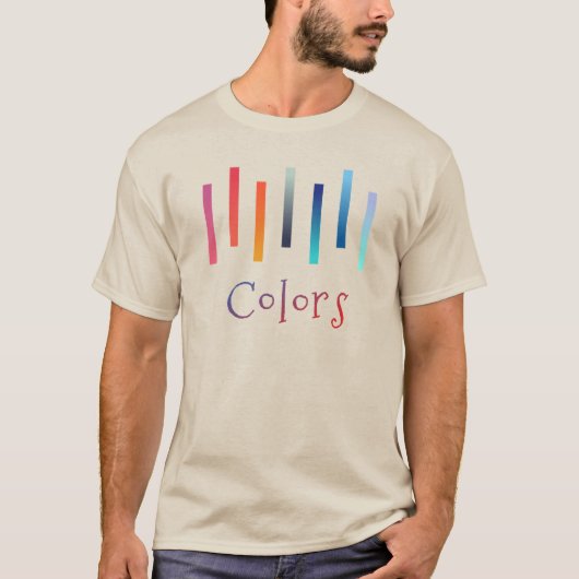色 colores color’s  T-Shirt (Vorderseite)