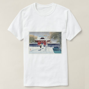 芝 公 園 雪, Schnee in Shiba Park, Tokio, Hasui Kawase T-Shirt