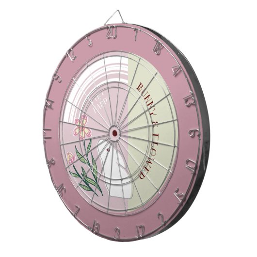 花とうさぎ DARTSCHEIBE (Vorderseite rechts)