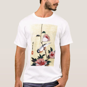 花 に 鳥, 広 Bird and Blume, Hiroshige, Ukiyo-e T-Shirt