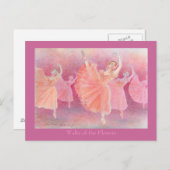 花 の ワ ツ ポ ス ト . POSTKARTE (Vorne/Hinten)