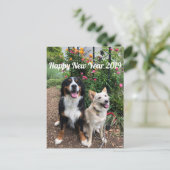 花 の 年 状2019 POSTKARTE (Stehend Vorderseite)