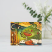 花 神(か し ん)ち ゃ POSTKARTE (Stehend Vorderseite)