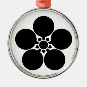 菅家梅鉢 SILBERNES ORNAMENT