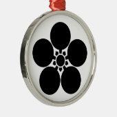 菅 家 梅 鉢 SILBERNES ORNAMENT (Rechts)