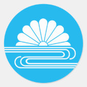 菊水 ラウンドシール RUNDER AUFKLEBER (Vorderseite)