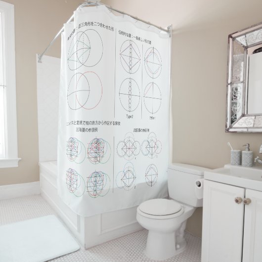 菱の種類 DUSCHVORHANG (Beispiel)