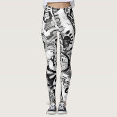 落書き通り GRAFFITI (Rakugaki) Leggings (Vorderseite)