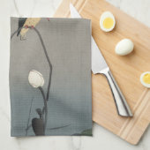 蓮にカワセミ, 古邨 Eisvogel auf Lotus, Koson, Ukiyo-e Handtuch (Viertel Falte)