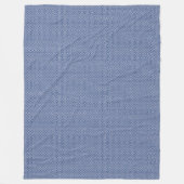 藍色の波小紋 FLEECEDECKE (Vorderseite)