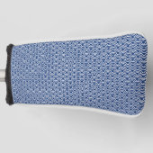 藍色の波小紋 GOLF HEADCOVER (Vorderseite)