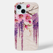 藤の花和紙の調べ ― 和モダン花柄 Case-Mate iPhone HÜLLE (Rückseite)