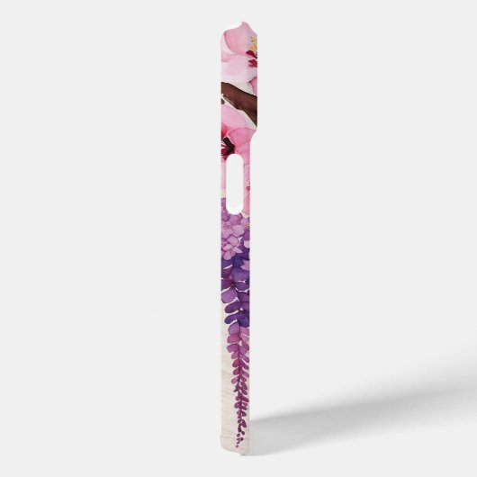 藤の花和紙の調べ ― 和モダン花柄 Case-Mate iPhone HÜLLE (Rückseite / Rechts)