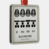 藩 主 毛 利 ORNAMENT AUS METALL (Rechts)