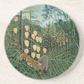 虎と牛の戦い SANDSTEIN UNTERSETZER