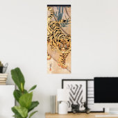 虎 図, 歌 川 芳 Tiger, Kuniyoshi Poster (Heimbüro)