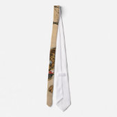 虎 図, 若 冲 Tiger, Jakuchu Krawatte (Rückseite)