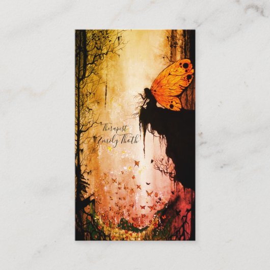 蝶々の妖精 VISITENKARTE (Vorderseite)