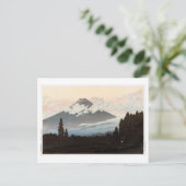 裾 の 富, Fuji von Susono, Hasui Kawase, Woodcut, 野 Postkarte (Stehend Vorderseite)