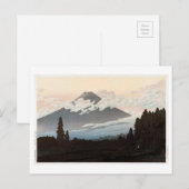 裾 の 富, Fuji von Susono, Hasui Kawase, Woodcut, 野 Postkarte (Vorne/Hinten)