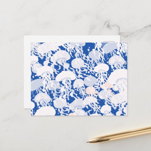 足元にご注意！ POSTKARTE (Vorderseite/Rückseite Beispiel)