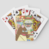 道の駅くじ やませ土風館オリジナルキャラクターどっふぅくん お祭りトランプ SPIELKARTEN (Rückseite)