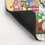 道の駅くじ　やませ土風館　オリジナルキャラクターどっふぅくん　マウスパッド　祭りＶｅｒ. Mousepad (Ecke)