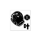 野球スタンプ GUMMISTEMPEL (Prägung)