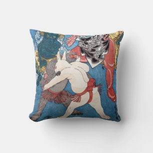 金太郎と動物, 国芳 Kintaro u. Tiere, Kuniyoshi, Ukiyo-e Kissen