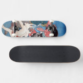 金太郎と動物, 国芳 Kintaro u. Tiere, Kuniyoshi, Ukiyo-e Skateboard (Horizontal)