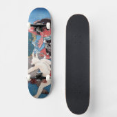 金太郎と動物, 国芳 Kintaro u. Tiere, Kuniyoshi, Ukiyo-e Skateboard (Vorderseite)