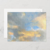 金色に光る雲 POSTKARTE (Vorne/Hinten)