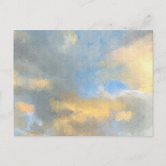 金色に光る雲 POSTKARTE (Vorderseite)