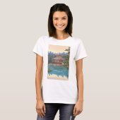 金 閣 寺, Kinkaku-ji, Hiroshi Yoshida, Woodcut T-Shirt (Vorne ganz)