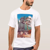 鎌倉大仏, großer Buddha in Kamakura, Hasui Kawase T-Shirt (Vorderseite)