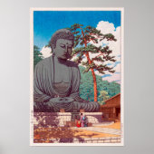 鎌 倉 仏, Buddha in Kamakura, Hasui Kawase Poster (Vorne)