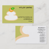 鏡餅(kagami mochi) visitenkarte (Vorne/Hinten)