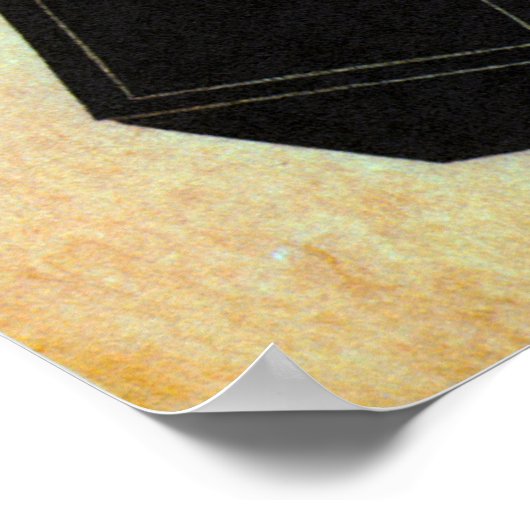 鏡 の 中 女, 国 Frau in Mirror, Kunisada Poster (Ecke)