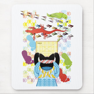 雑巾がけと足跡(リメイク) MOUSEPAD