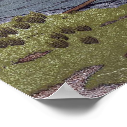 雨 荒 川, 川 巴 の Sommerregen, Arakawa, Hasui Kawase Poster (Ecke)