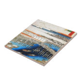 雪の日本橋, 広重 Snowy Nihonbashi, Hiroshige, Ukiyo-e Fliese (Seite)